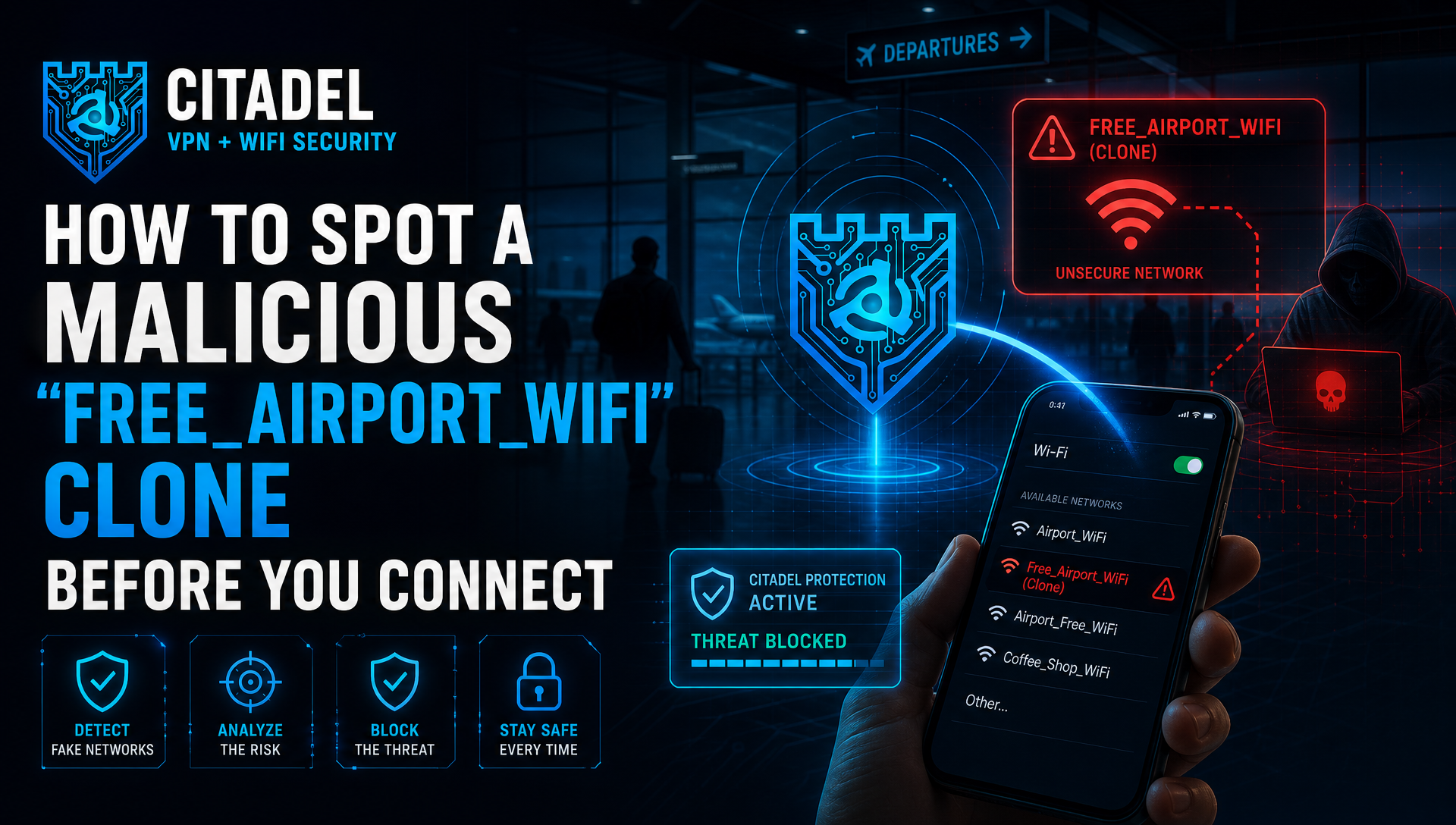 How to Spot a Malicious “Free_Airport_WiFi” Clone Before You Connect